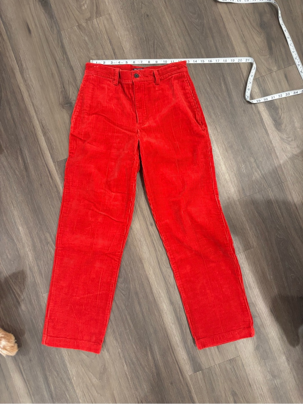 Ralph Lauren Red Corduroy Womens Pants